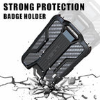 LIUGX Badge Holder with Heavy Duty Breakaway Lanyard, Carbon Fiber-Texture - Image 8