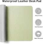 Aothia Leather Desk Pad Protector, Office Desk Mat, Large Mouse Pad, Non-Slip - Image 7