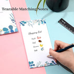 8.5x11 Weekly Planner Notepad Undated To Do List Note pad 52 Weekly Desk Wall - Image 8