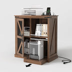 JOINICE, Printer Stand with Storage, File Cabinet with Socket and USB Charging - Image 9