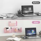 EasyPAG Single Pocket Wall File Organizer, Mesh Hanging File Folder Organizer - Image 4