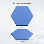 Amantech 12 Pack Acoustic Panels Self Adhesive Sound Proof Foam, High Density - Image 6