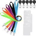 YOUOWO 5 Pack 5Colours Lanyards by YOUOWO