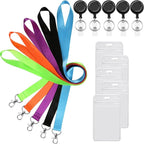 YOUOWO 5 Pack 5Colours Lanyards by YOUOWO