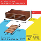 MEEDEN 4-Drawer Art Supply Storage Box - Image 2