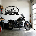 Custom Motorcycle Metal Sign Personalized Biker Name Signs Custom Garage - Image 8