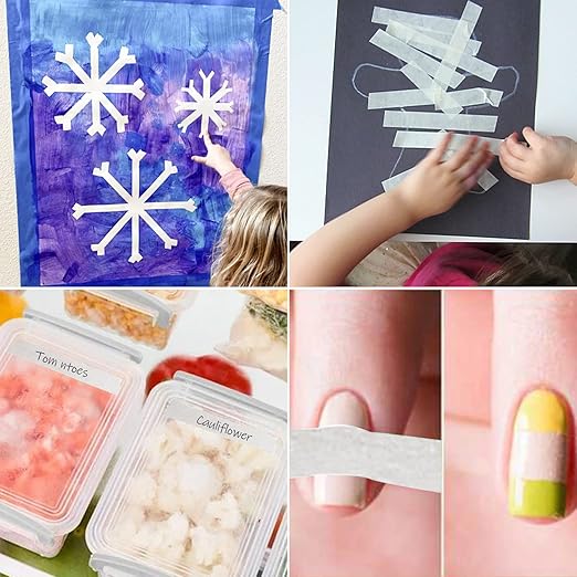KIWIHUB White Painters Tape, DIY Crafting, Decoration and School Projects - Image 6