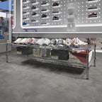 Regal Altair 24" Deep x 60" Wide x 14" Height Wire Shelving Kit | 2-Tier | NSF - Image 2