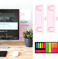 Keenjorika 2PCS Multifunctional Monitor Documents Holder, Desktop Message Board by Keenjorika