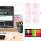 Keenjorika 2PCS Multifunctional Monitor Documents Holder, Desktop Message Board by Keenjorika