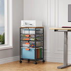 Marbrasse Rolling File Cart - Image 2