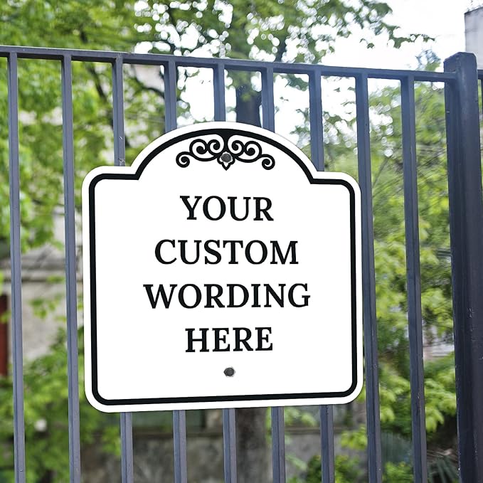Custom Decorative Sign, Personalized Metal Sign - Image 4