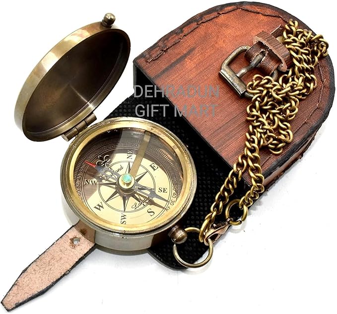 ''Trust in The Lord'' Proverb3:5-6 Special Bibal Quote Scriptue Engraved Compass - Image 3