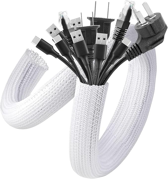 AGPTEK Cable Sleeve Cover, Home Office Wire Management Computer TV Wire Loom by AGPTEK