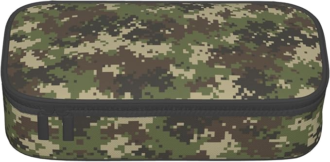 YIJIUWKIS Camo Pencil Case for Kids Boys Girls, Big Capacity Green Pencil Pouch - Image 6