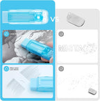 M&G 6 Pack Sliding Retractable Rubber Erasers, Push-Pull Large Pencil Erasers - Image 3