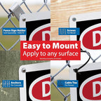 Custom OSHA Style Safety First Sign 10" x 14" Aluminum Sign, Customizable "Your - Image 3
