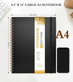 Spiral Notebook Journal 8.5” x 11”, A4 Large Notebooks - Image 2