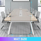 Vicwe Office Chair Mat for Carpet, Easy Rolling Hard Mat for Office Chair on - Image 6