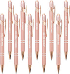 CRME 10pcs Funny Quotes Rose Gold Pens Set Novelty Pens Gifts by Unknown