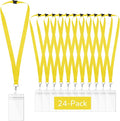 24-Pack Yellow Breakaway Lanyards by WEZEBEL
