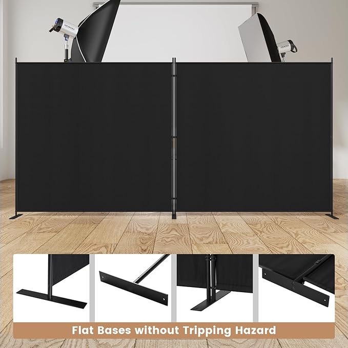 C-Hopetree 2 Panels Room Divider, 6 Ft Tall Indoor Folding Privacy Screen - Image 5