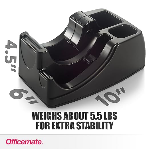 Officemate Recycled 2-in-1 Heavy Duty Tape Dispenser - Image 2