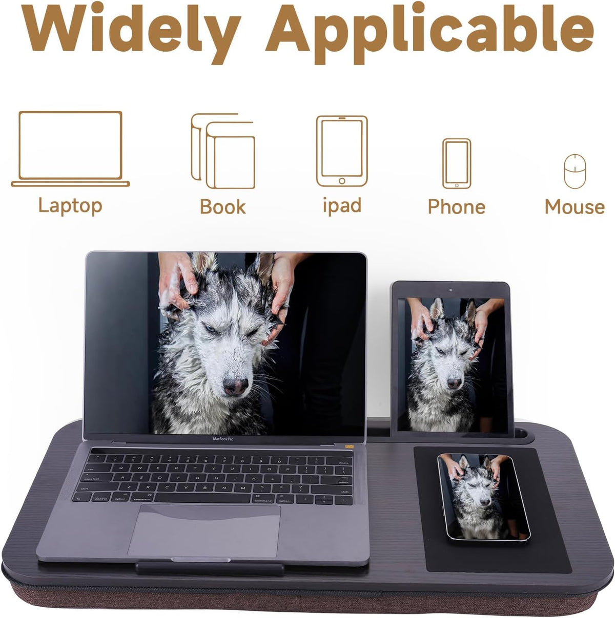 ASIEIT New Laptop Lap Desks for Adults, Fits Up to 17.3" Laptops, Portab...