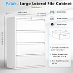 Pataku 4 Drawer File Cabinet - Image 3