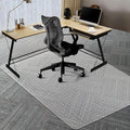 Vicwe Large Office Chair Mat for Carpeted Floors，63"X51" Rectangle Desk Chair by Vicwe