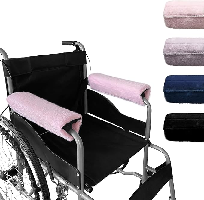SPRING SEAON Wheelchair Armrest Covers 2 Pack Soft Memory Foam Wheelchair by SPRINGSEAON