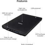 Epson Perfection V19 II Color Photo and Document Flatbed Scanner - Image 3
