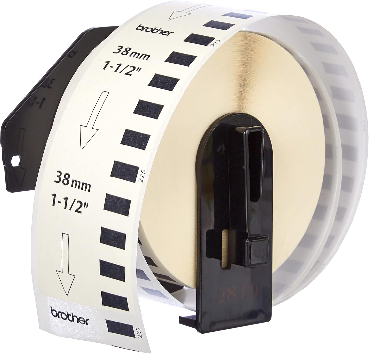 Brother DK22225 Thermal Paper Continuous Tape (White) Width: 38mm Length: 30.48m for QL Label Printers