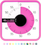 TWENTY5 SEVEN Countdown Timer 7.5 inch; 60 Minute 1 Hour Visual Timer – by TWENTY5SEVEN