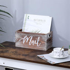 CFYACFY Mail Organizer Magazine Countertop Mail Storage Organizer - Image 4