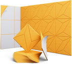 UNECHO 12 Pack 12" X 12" X 0.4" Acoustic Panels by UNECHOACOUSTIC