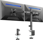 VIVO Dual Monitor Desk Mount, Heavy Duty Fully Adjustable Steel Stand, Holds 2