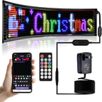 LED Sign, Programmable LED Sign, Flexible Scrolling LED Message Display by XIAOOHO