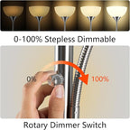 RISLG Floor Lamp, Dimmable Standing lamp, Stepless Dimming Brightness, Included - Image 2