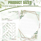 TaoBary 160 Pcs Stationery Paper Set 50 Double Sided Stationery Papers - Image 3