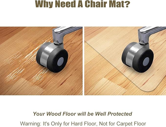 Kuyal Chair Mat, Rolling Chair Mat - Image 2