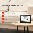 7'' Digital Clock, Dementia Clock - Image 2
