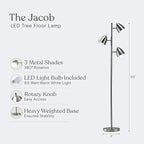 Brightech Jacob LED Standing Lamp, Modern Bright Floor Lamps - Image 4