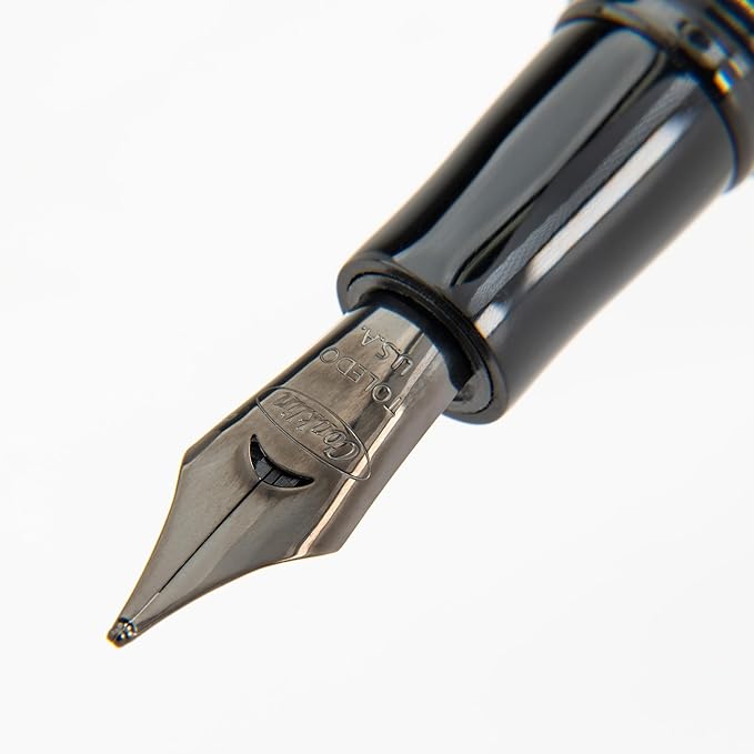 Conklin All American Fountain Pen in Black – Omniflex Nib, Flexible Design & - Image 2