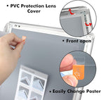 DISPLAYSWORKER Adjustable Poster Sign Stand, Floor-Standing Sign Holder - Image 4
