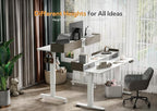 Claiks Standing Desk with Drawers, Stand Up Electric Standing Desk Adjustable - Image 6