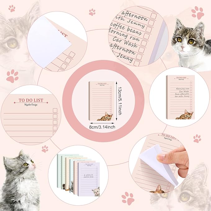 300 Sheets to Do List Notepad Daily Checklist Sticky Notes Cute Undated Memo - Image 2