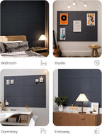Fluxynara Large Felt Bulletin Board 48" X 36" Cork Board Alternative-12 Pack - Image 6