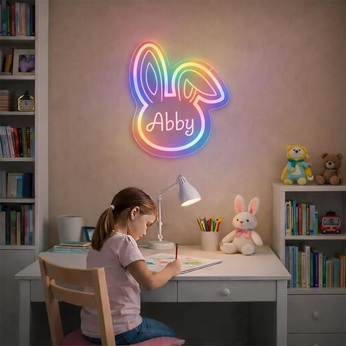 Sparklove Custom Bunny Neon Signs, Gifts - Image 2