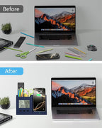 3-in-1 Wireless Charger with Pen Holder, Desk Clocks with Temperature and - Image 8